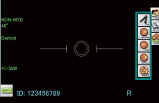 Fixation light switching